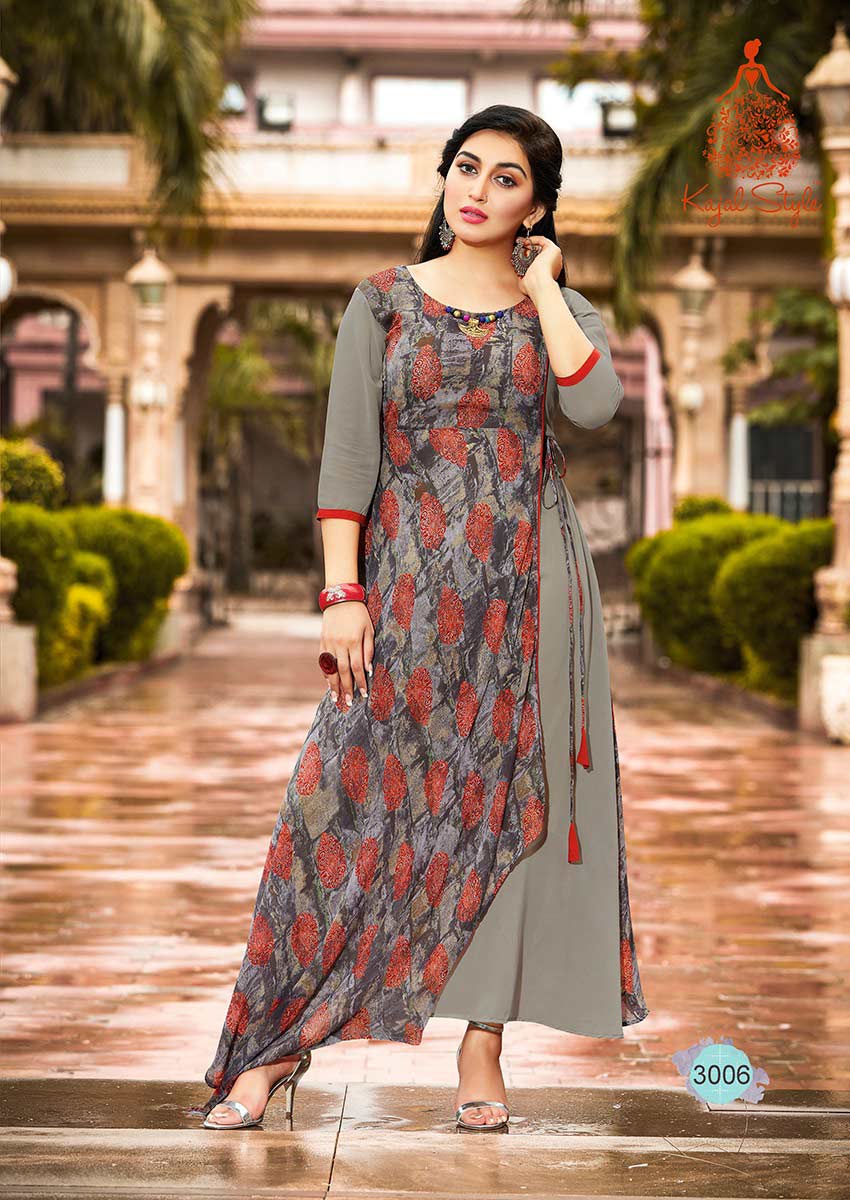 Fashion Blossom Vol-3 Kajal Style Georgette Kurti Fashion Blossom Vol-3 Kajal Style Georgette Kurti
